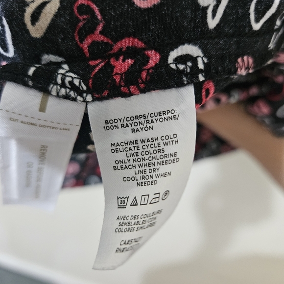 Loft Heart Tie Neck Swing Dress - Picture 4 of 6